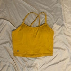 Senita Ava crop, yellow, size M